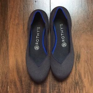 Rothy’s The Flat Slate Gray Round Toe Shoes